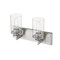 Z-Lite Savannah 2 Light Vanity, Brushed Nickel & Clear 462-2V-BN - alternate 6
